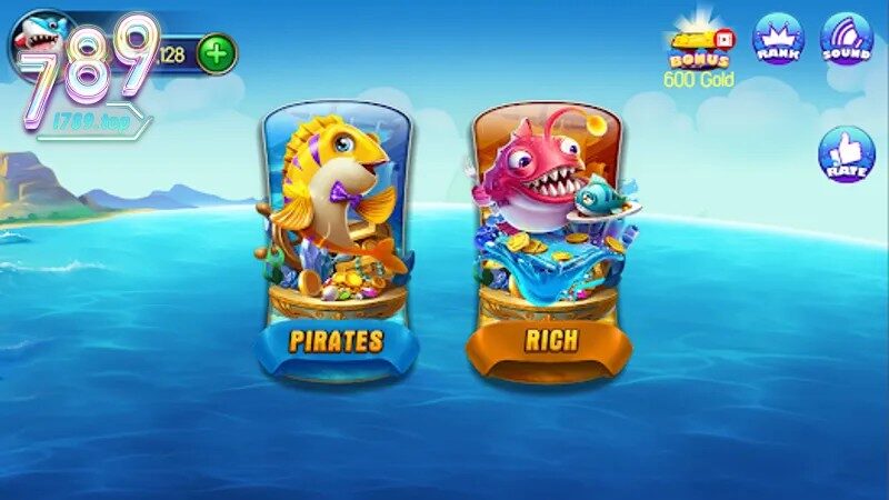 Trải nghiệm trò chơi bắn cá đổi thưởng thẻ cào tại 789club